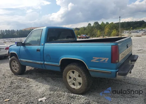 1992 Chevrolet Gmt-400 K1500 из США, поврежденный, VIN 1GCEK14K7NZ229943